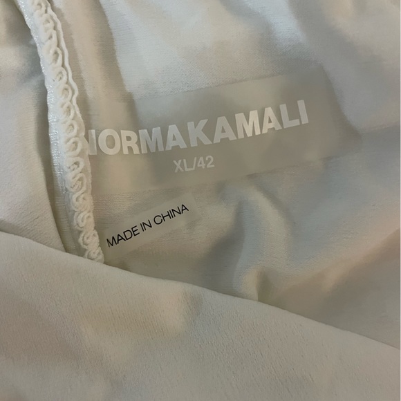 NWT NORMA KAMALI WHITE STRAPLESS DIANA MINI DRESS XL - Picture 15 of 16